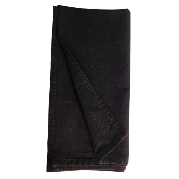 2 Black 100% Cotton Dish Towel 26x26 in with hanging loop Kitchen Linen - Picture 5 of 5